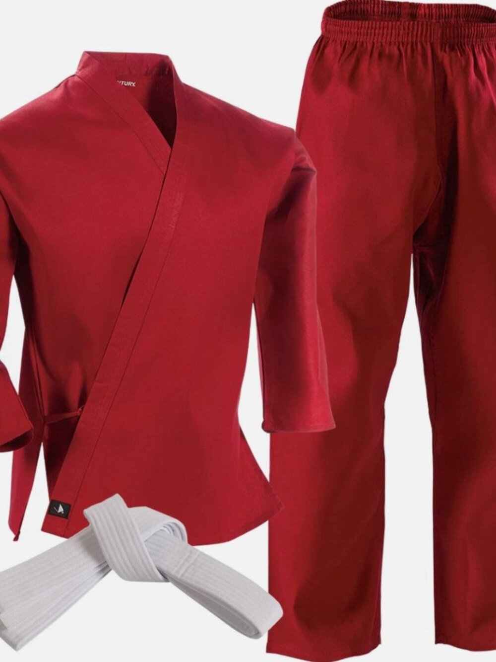 Century 6 oz. Lightweight Student Uniform with Elastic Pants - Red